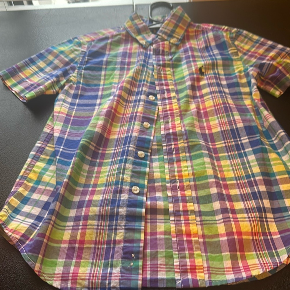 RL button down kids